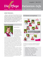 »Die Pflege« Patienten-Info - Ausgabe 07 »Die Pflege« Patienten-Info - Ausgabe 07