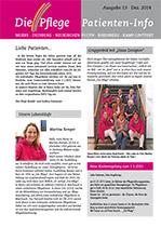 »Die Pflege« Patienten-Info - Ausgabe 13 »Die Pflege« Patienten-Info - Ausgabe 13