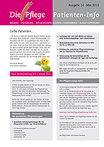 »Die Pflege« Patienten-Info - Ausgabe 14 »Die Pflege« Patienten-Info - Ausgabe 14