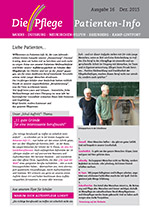 »Die Pflege« Patienten-Info - Ausgabe 16 »Die Pflege« Patienten-Info - Ausgabe 16