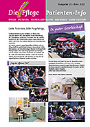 »Die Pflege« Patienten-Info - Ausgabe 23 »Die Pflege« Patienten-Info - Ausgabe 23