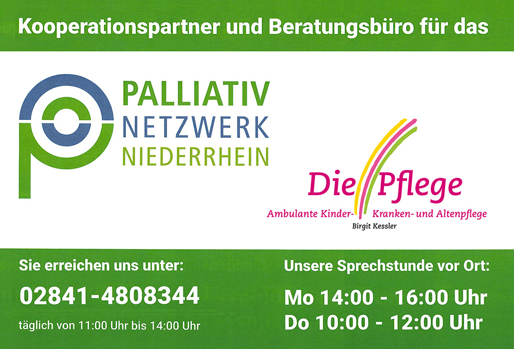 Die Pflege - Kooperationspartner und Beratungsbüro für die Palliativ Netzwerk Niederrhein GmbH Die Pflege - Kooperationspartner und Beratungsbüro für die Palliativ Netzwerk Niederrhein GmbH
